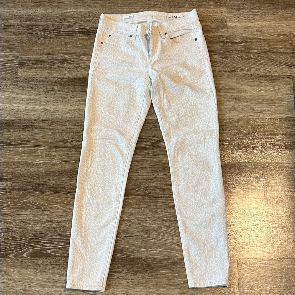 Leopard Print Skinny Jeans